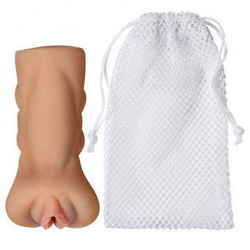 Pocket Pussy Stroker - Tan - My Sex Toy Hub