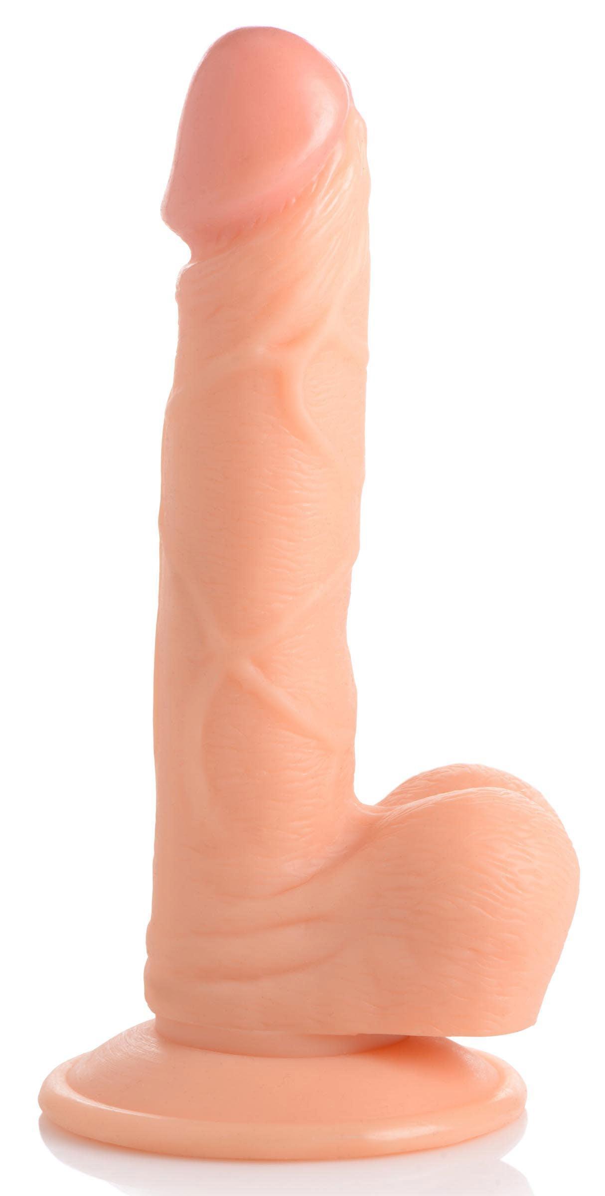 Pop Pecker 6.5 Inch Dildo With Balls - Light - My Sex Toy Hub