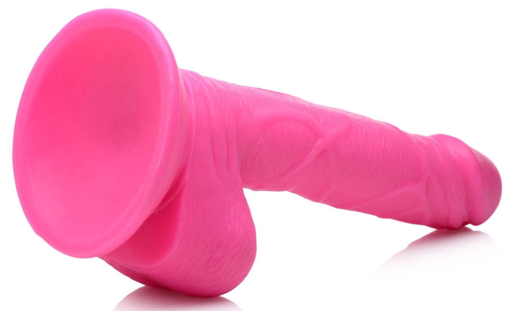 Pop Pecker 6.5 Inch Dildo With Balls - Pink - My Sex Toy Hub