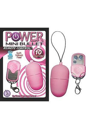Power Mini Bullet Remote Control - Pink - My Sex Toy Hub