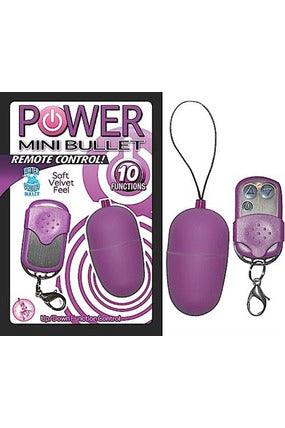 Power Mini Bullet Remote Control - Purple - My Sex Toy Hub