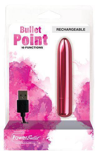 Powerbullet Bullet Point - 4 Inch - Pink - My Sex Toy Hub