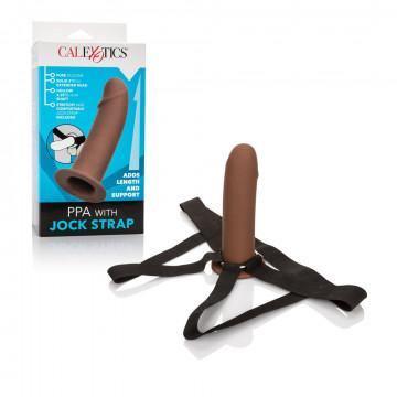 Ppa With Jock Strap - Brown - My Sex Toy Hub
