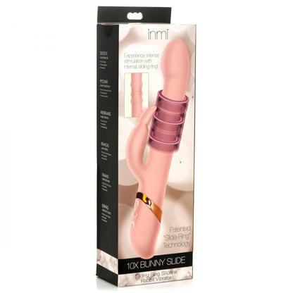 Premium 10X Rabbit Sliding Ring Silicone Rabbit Vibrator - My Sex Toy Hub