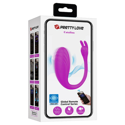 Pretty Love Catalina Global Remote Series - Purple - My Sex Toy Hub