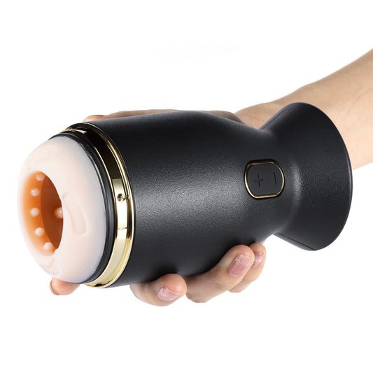 Priti - Automatic Rotating Penis Stimulator - Black - My Sex Toy Hub