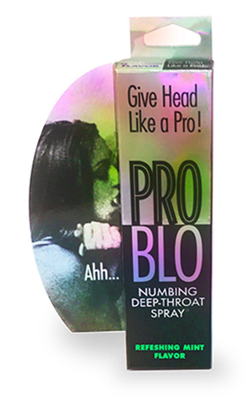 Problo Numbing Deep Throat Spray - Refreshing Mint - 1 Fl. Oz. - My Sex Toy Hub