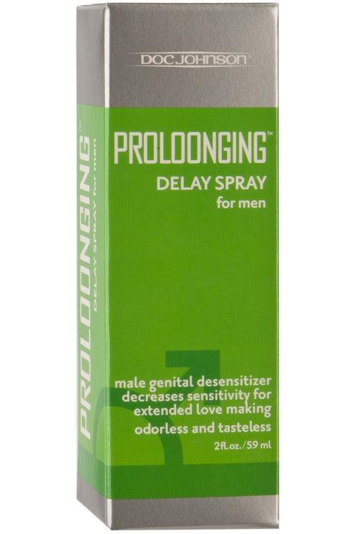 Proloonging Delay Spray for Men - 2 Fl. Oz. - Boxed - My Sex Toy Hub