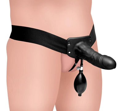 Pumper Inflatable Hollow Strap On - My Sex Toy Hub