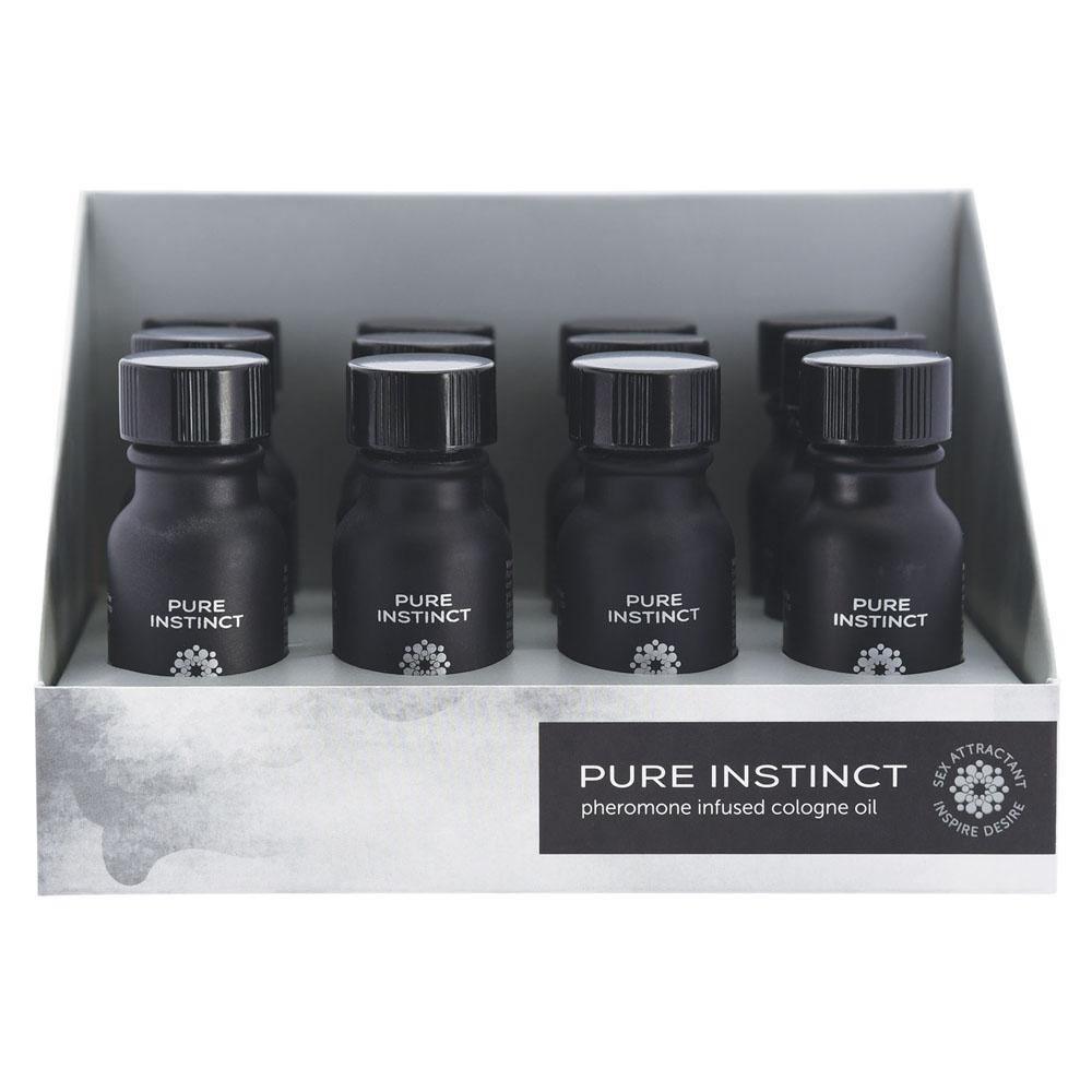 Pure Instinct Pheromone Cologne Oil for Him 12 Pc Display 15 ml - My Sex Toy Hub