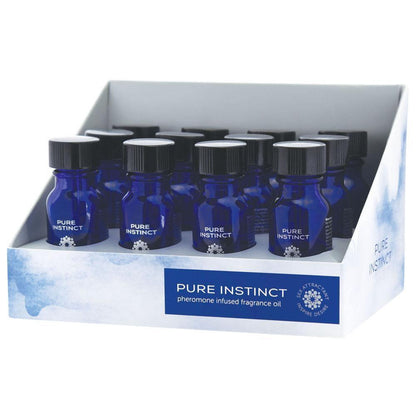 Pure Instinct Pheromone Fragrance Oil True Blue 12 Pc Display 15 ml - My Sex Toy Hub