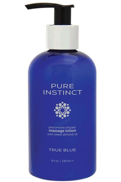 Pure Instinct Pheromone Massage Lotion True Blue 236 ml | 8 Fl Oz - My Sex Toy Hub