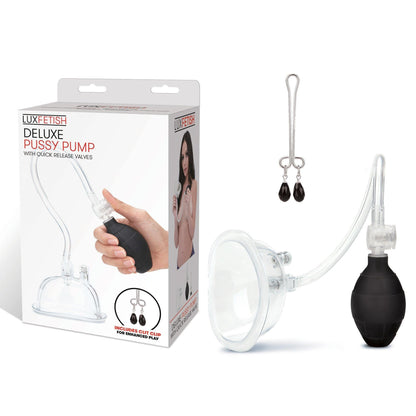 Pussy Pump Clit Clamp Included - My Sex Toy Hub