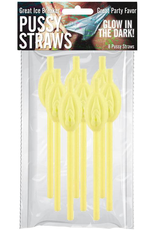 Pussy Straws - Glow in the Dark - My Sex Toy Hub
