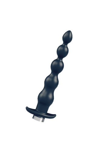 Quaker Plus Rechargeable Anal Vibe - Just Black - My Sex Toy Hub