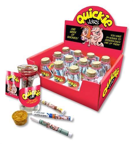 Quickie Jars - 12 Piece Display - My Sex Toy Hub