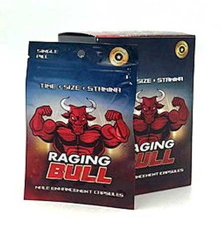 Raging Bull Male Enhancement Pills - 24 Ct Display - My Sex Toy Hub