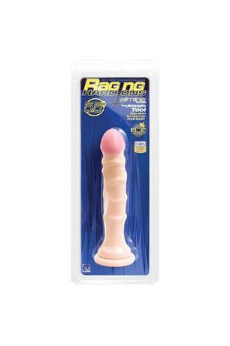 Raging Hard-Ons Slimline With Suction Cup 5.5 Inch Dong - Vanilla - My Sex Toy Hub