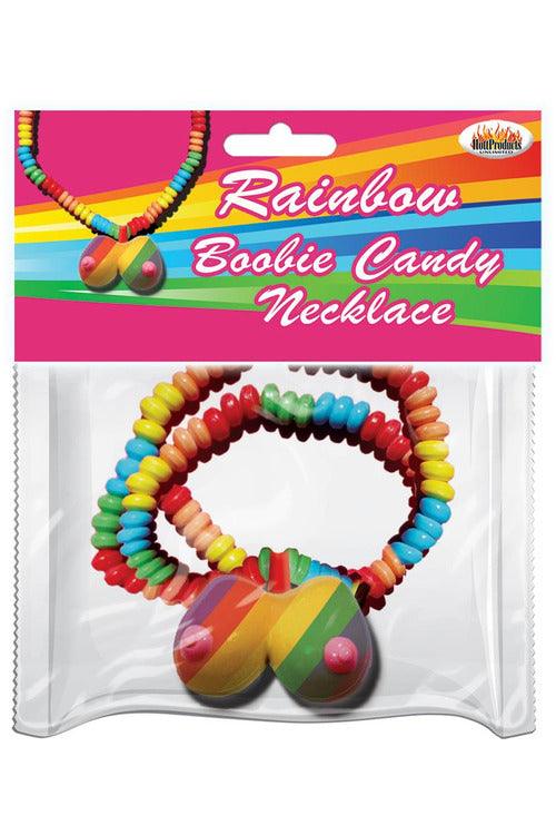 Rainbow Boobie Candy Necklace - My Sex Toy Hub