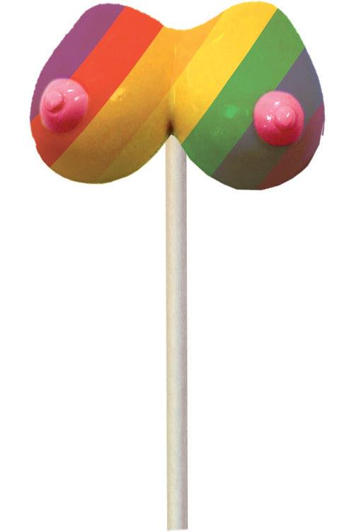 Rainbow Boobie Pops - 1.48 Oz. - My Sex Toy Hub