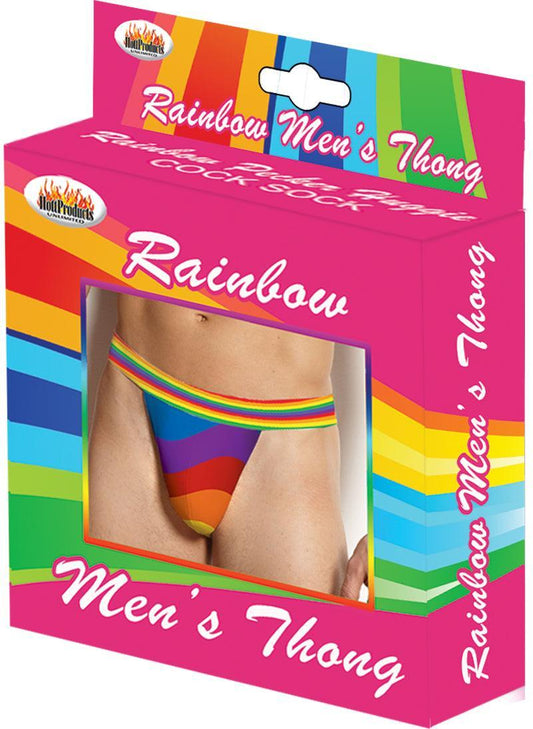 Rainbow Mens Thong - My Sex Toy Hub