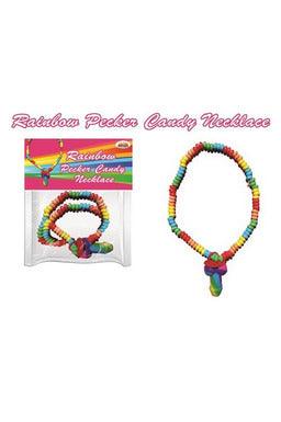 Rainbow Pecker Candy Necklace - My Sex Toy Hub