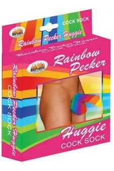 Rainbow Pecker Huggie Sock - My Sex Toy Hub