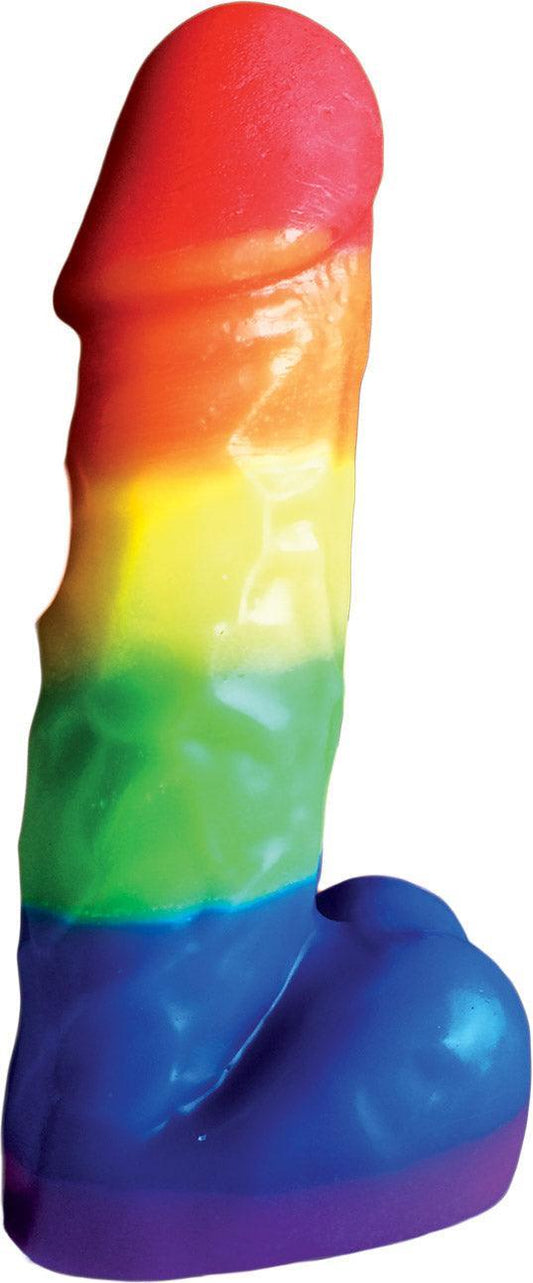 Rainbow Pecker Party Candle 7 Inches - My Sex Toy Hub
