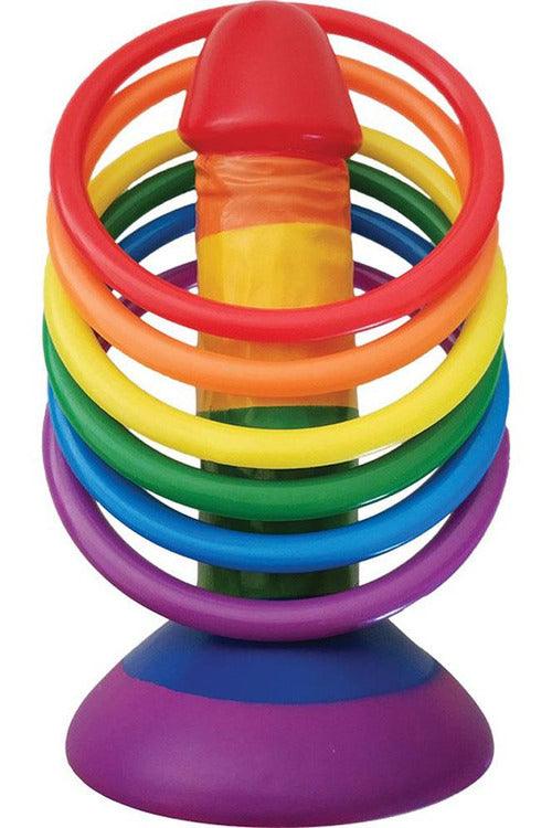 Rainbow Pecker Party Ring Toss - My Sex Toy Hub