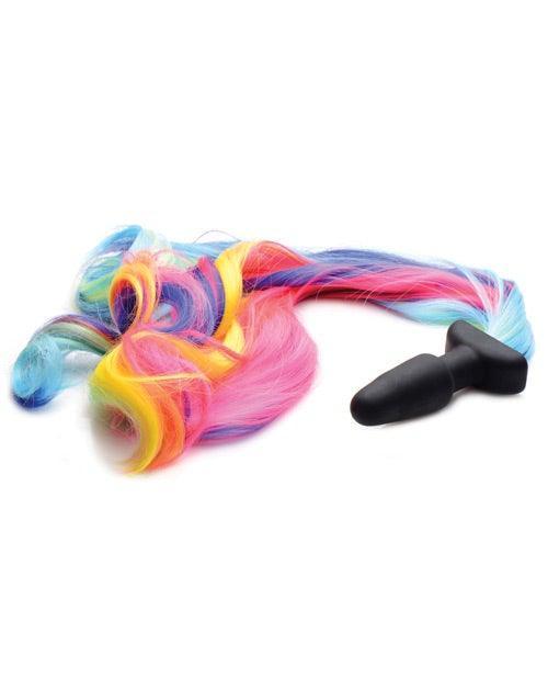 Rainbow Pony Tail Anal Plug - My Sex Toy Hub