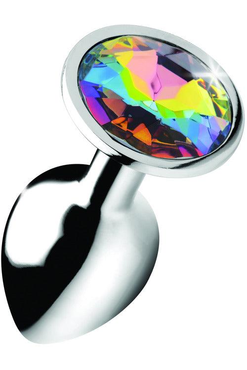Rainbow Prism Gem Anal Plug - Small - My Sex Toy Hub