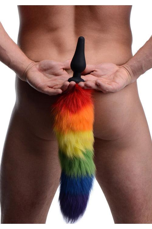 Rainbow Tail Anal Plug - My Sex Toy Hub