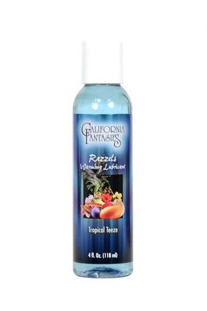Razzels Warming Lubricant - Tropical Teeze - 4 Oz. Bottle - My Sex Toy Hub