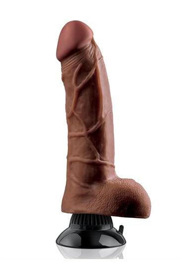 Real Feel Deluxe no.5 8-Inch - Brown - My Sex Toy Hub