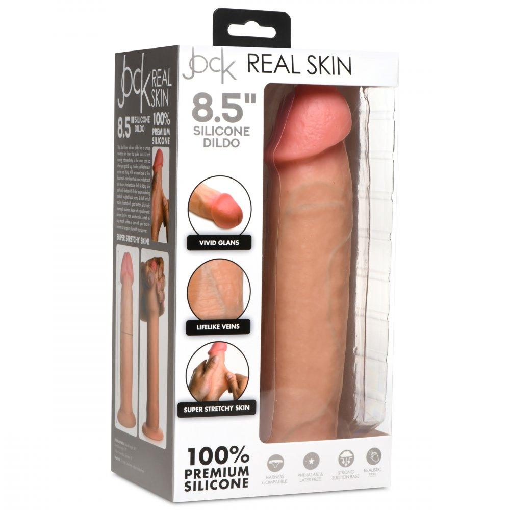 Real Skin Silicone Dildo - 8.5 Inch - My Sex Toy Hub