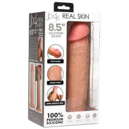 Real Skin Silicone Dildo - 8.5 Inch - My Sex Toy Hub
