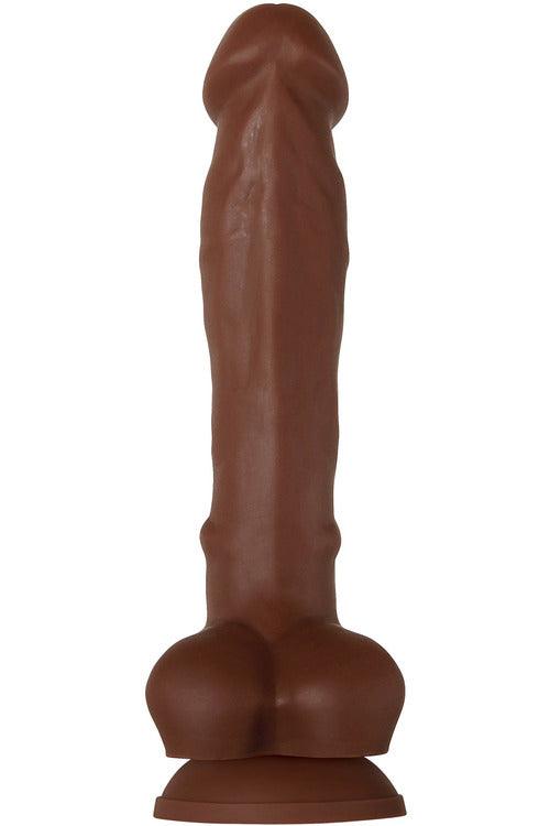 Real Supple Silicone Poseable Dark 8.25 Inch - My Sex Toy Hub