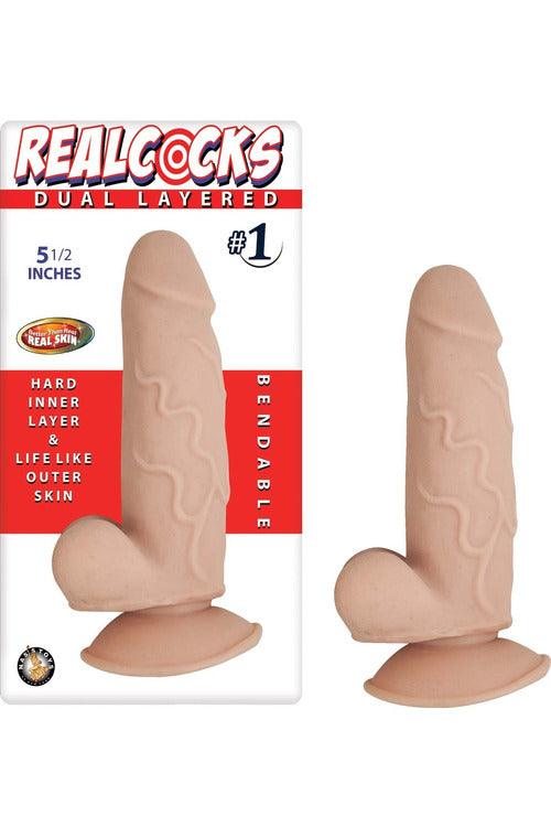 Realcocks Dual Layered #1 - Flesh - My Sex Toy Hub