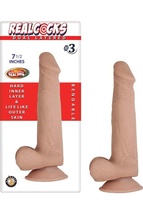Realcocks Dual Layered #3 - Flesh - My Sex Toy Hub