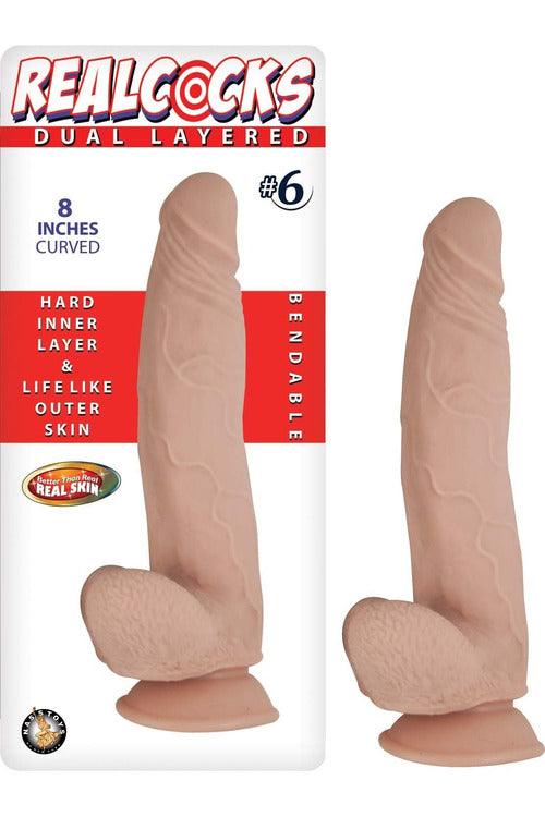 Realcocks Dual Layered #6 - Flesh - My Sex Toy Hub