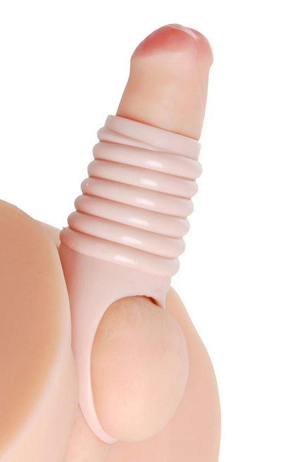 Really Ample Ribbed Penis Enhancer Sheath - My Sex Toy Hub