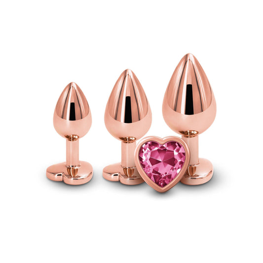 Rear Assets - Trainer Kit - Rose Gold - Pink Heart - My Sex Toy Hub