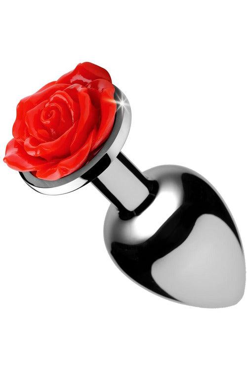 Red Rose Anal Plug - Small - My Sex Toy Hub