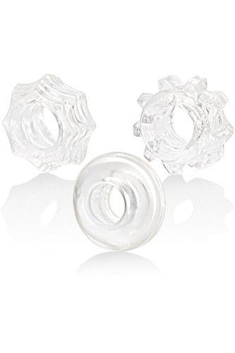 Reversible Ring Set - Clear - My Sex Toy Hub