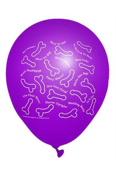 Risque Bachelorette Party Balloons 8 Count - My Sex Toy Hub
