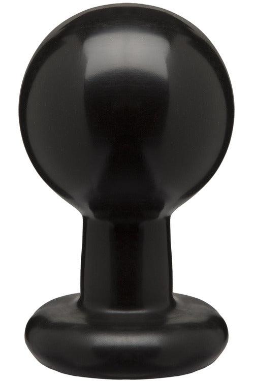 Round Butt Plug - Large - Black - My Sex Toy Hub