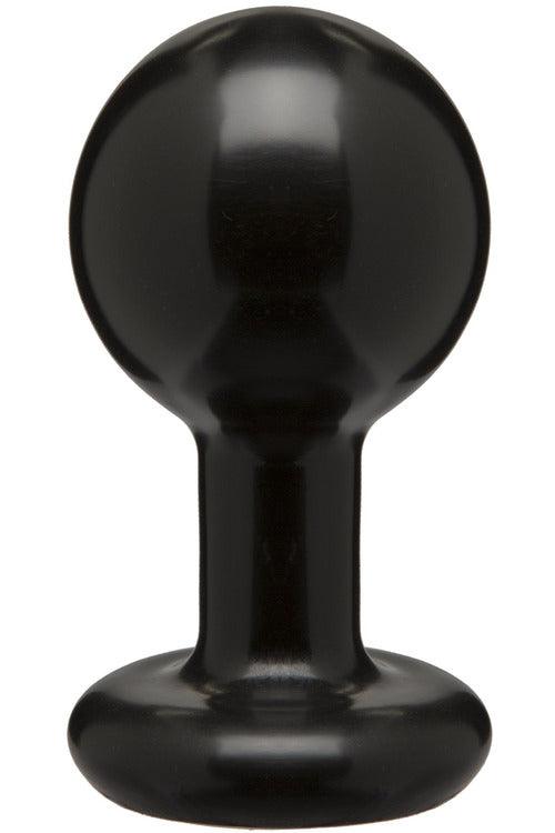 Round Butt Plug - Medium - Black - My Sex Toy Hub