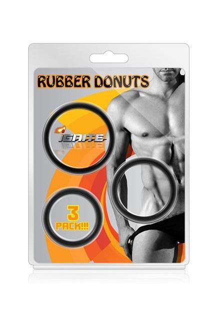 Rubber Donuts - 3 Pack - My Sex Toy Hub