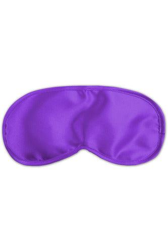 Satin Love Mask - Purple - My Sex Toy Hub