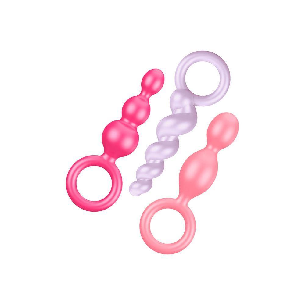 Satisfyer Booty Call 3 Piece Set - Multi Colored - My Sex Toy Hub